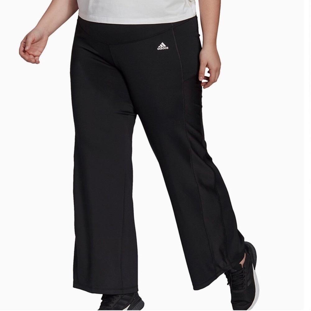 Adidas Bootcut Black Pants Size IX